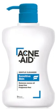 Acne-Aid Gentle Cleanser  แอคเน่-เอด เจนเทิล คลีนเซอร์ 900มล. สีฟ้า